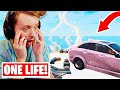 You get ONE LIFE in this CAR ONLY Deathrun... *HARD* (Fortnite Creative)