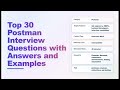 Top 30 Postman Interview Questions &amp; Answers (with Examples) | Echo With Coffee