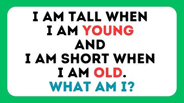 ONLY A GENIUS CAN SOLVE THESE RIDDLES 🧩 | 20 TRICKY RIDDLES THAT