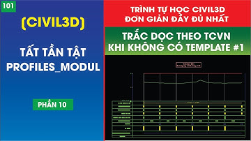 101.[Civil3d] Vẽ trắc dọc tự nhiên tuyến đường trong Civil 3d || Không có Template #101