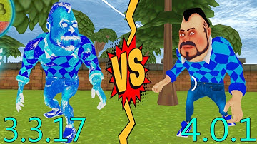 Dark Riddle 4.0.1 vs Dark Riddle 3.3.17 : Total Blue