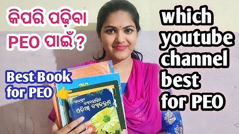 How to prepare for OSSSC PEO। Best 📚 & best youtube channel for PEO।।