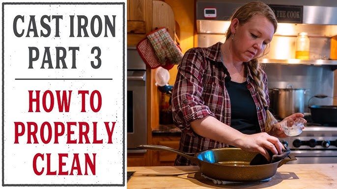 How To Clean A Cast Iron Pan (Without All The Mystery!) - Once