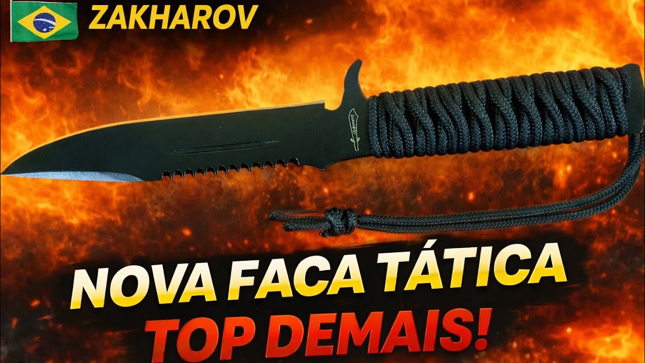 Born to FIGHT! Review da faca militar ZAKHAROV Tarântula Plus 12