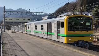 GV-E197系TS01編成 信越線試運転 横川発車