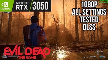 Evil Dead: The Game | RTX 3050 (All Settings DLSS Tested) | MSI GF63 Thin Laptop