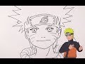 رسم Naruto  خطوة بخطوة بالرصاص والتخطيط الجزء الاول Part1