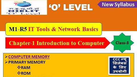 IT Tools & Network Basics (M1-R5) || Class 3 || Chapter-1  | O Level New Syllabus | programmingpro