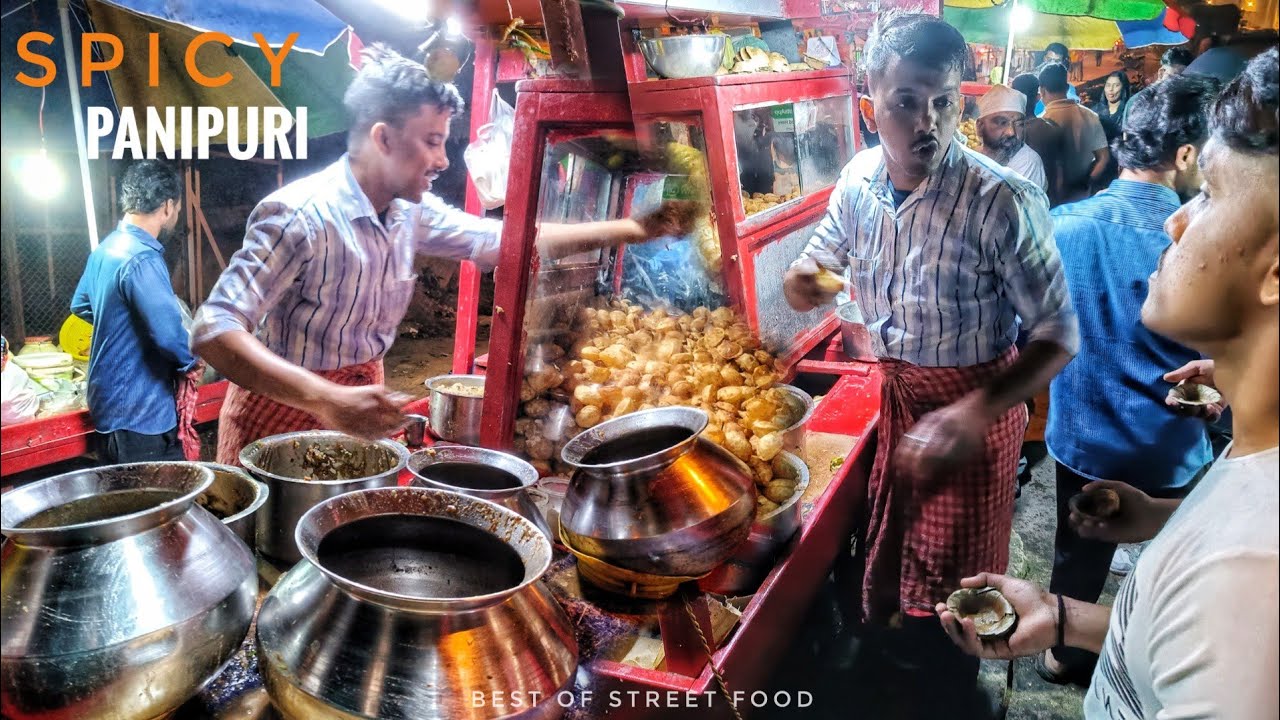 Crazy Spicy Panipuri Of India & People Loved It | Jai Narayan Panipuri ₹20/6 | Indian Street Food
