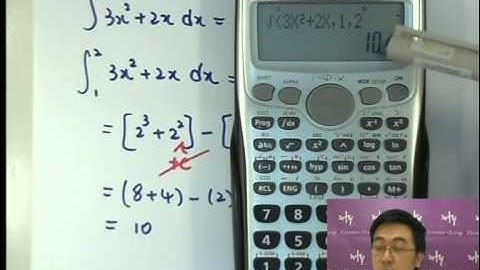 Herman Yeung - Calculus -  Definite integral Calculator Method 定積分計數機方法