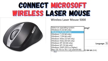 How to Connect Microsoft Wireless Laser Mouse 5000 | How to Connect Microsoft Wireless Mouse