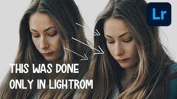 How to DODGE and BURN in Lightroom CC | SIMPLE face retouch tutorial