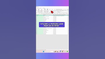 Importer des tableaux depuis internet sur Excel