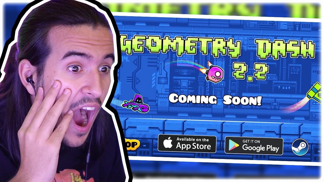 GG GAMES REACCIONA al "Geometry Dash 2.2 Trailer"