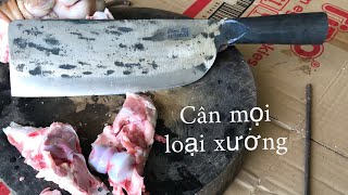 Rèn dao chặt xương bò nặng1,1kg, chém sắt như chém bùn !(zalo 0379929552)