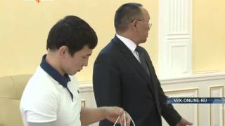 Сегодня прошло чествование чемпиона России Виктора Лебедева Сегодня прошло чествование чемпиона России Виктора Лебедева