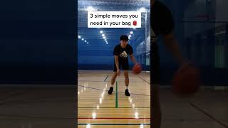 3 Simple moves you need in your bag 🎒 #shorts #basketball #농구