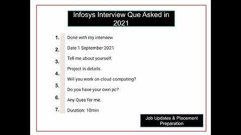 Infosys Interview 1 September 2021 Experience 🤩 Infosys Interview Questions Discussion must prepare