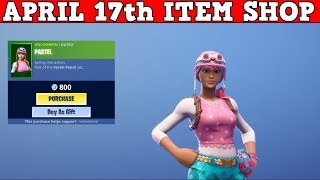 Fortnite Item Shop (April 17th) | *NEW* PASTEL SKIN + SPRING PARTY WRAP + SPROUT PICKAXE!