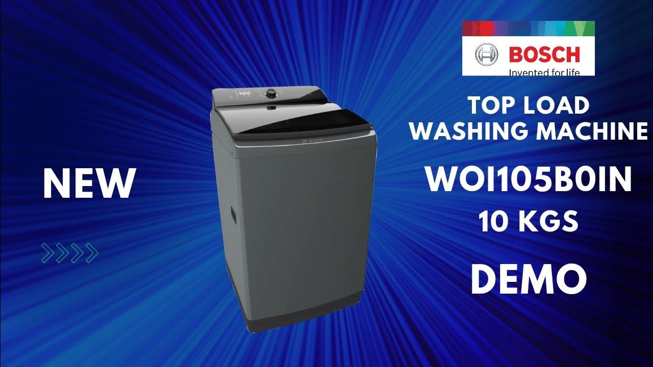BOSCH Series 6 Top Load Washing Machine WOI105B0IN⚡10Kgs⚡680 RPM⚡HOT