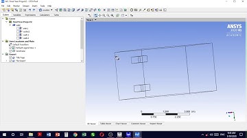 First Part Results Video For CFD Analysis of Air Conditioning in Room Using Ansys Fluent
