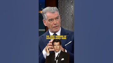 Pierce Brosnan Shares Hilarious Story from His First Day as James Bond 😂 #PierceBrosnan #shorts