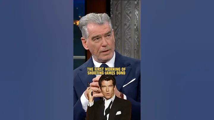 Pierce Brosnan Shares Hilarious Story from His First Day as James Bond 😂 #PierceBrosnan #shorts