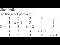 Detyra 44 - Matematikë (Përcaktor i rendit të pestë)