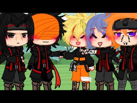 Naruto’s new friends ll akatsuki ll itachi 🖤 ll obito 🍭 ll konan 📝  ll pain 🧡 ll naruto 🦊🍜