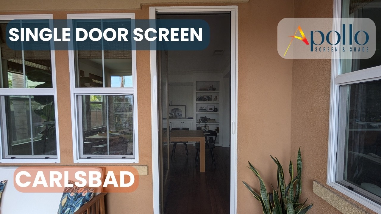 Sliding door retractable screen San Diego