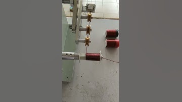 Automatic motor wire winding machine - Square bobbin