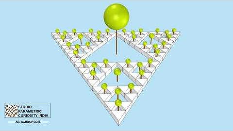 Sierpinski Triangle grasshopper python Studio Parametric curiosity India