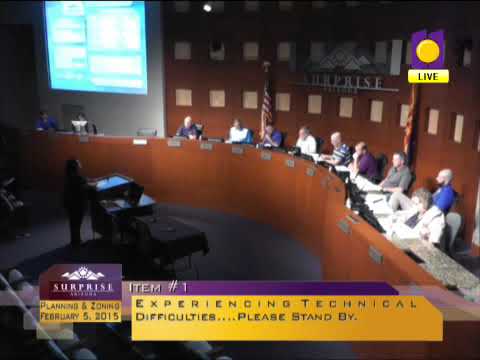 Planning & Zoning Commission Meeting - February 5, 2015