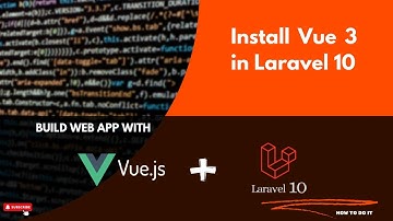 Learn How to Install #laravel 10 with Vue 3 – Step-by-Step #guide in #english  | Laravel 10 | Vue3