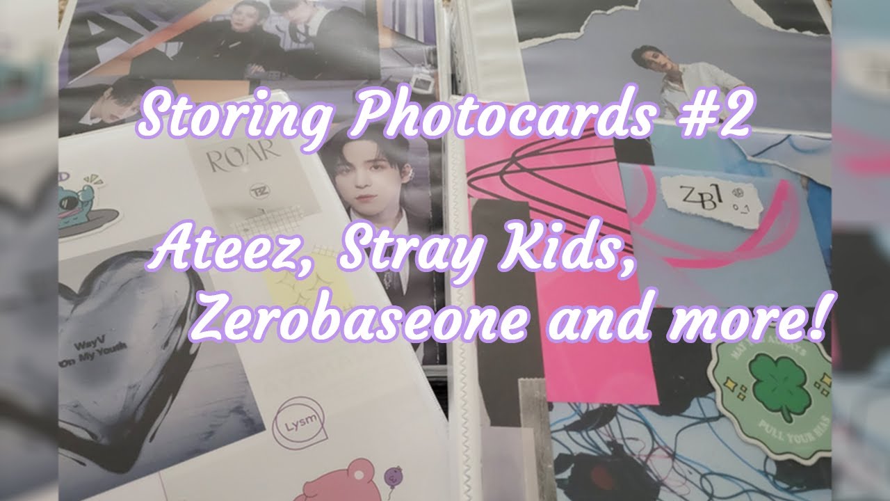 Storing Photocards #2 ♥ Ateez, Stray Kids, Zerobaseone and more!
