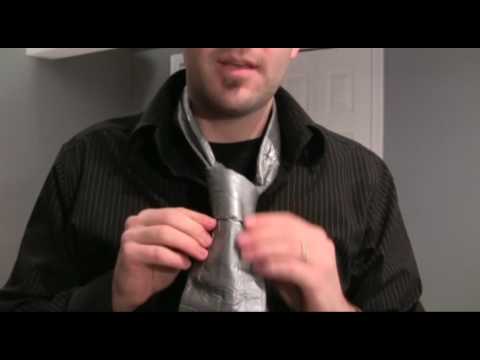 HOW TO MAKE A DUCT TAPE SUIT!  Part 2: Jacket and Tie- scrumptious!