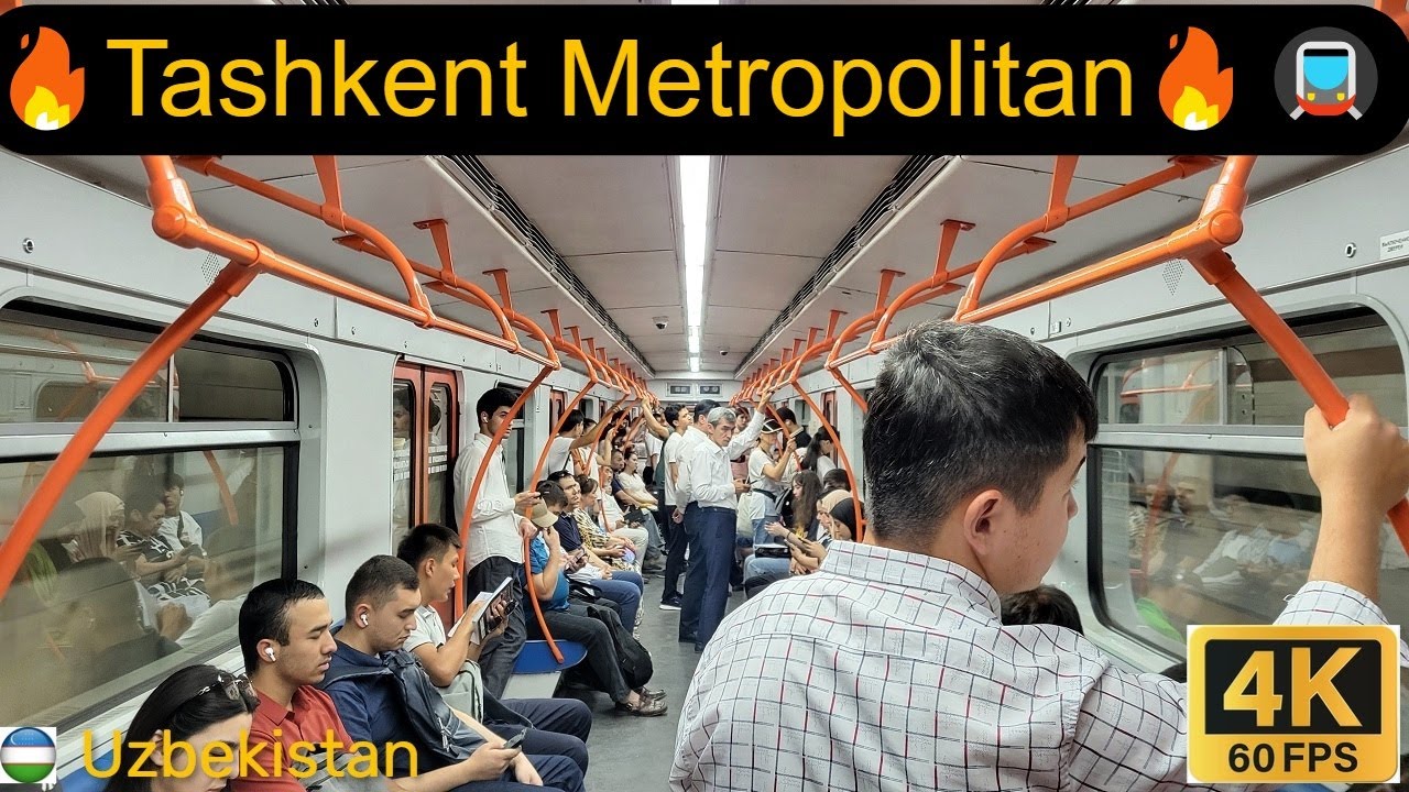 🔥Tashkent Metropolitan [4k 60 fps]🔥🚇