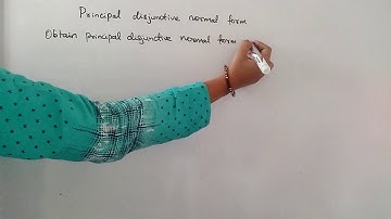 Discrete Mathematics | Principal disjunctive normal forms