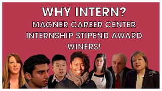 Celebrity Why Intern?  Magner Career Center Internship Stipend Award Winners! Net Worth