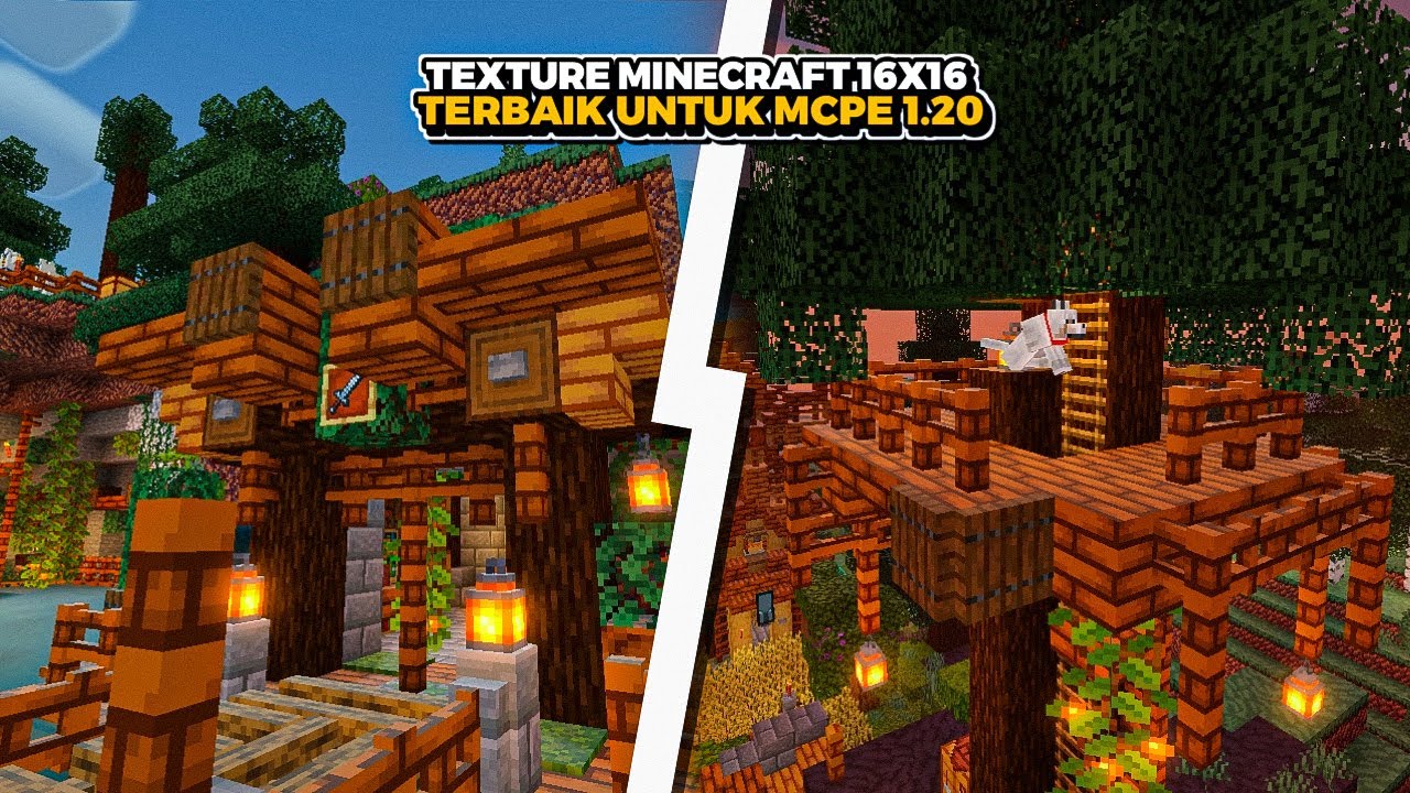 TEXTURE MINECRAFT 1.20 SUPER SMOOTH BAGUS BUAT SURVIVAL MCPE - YouTube