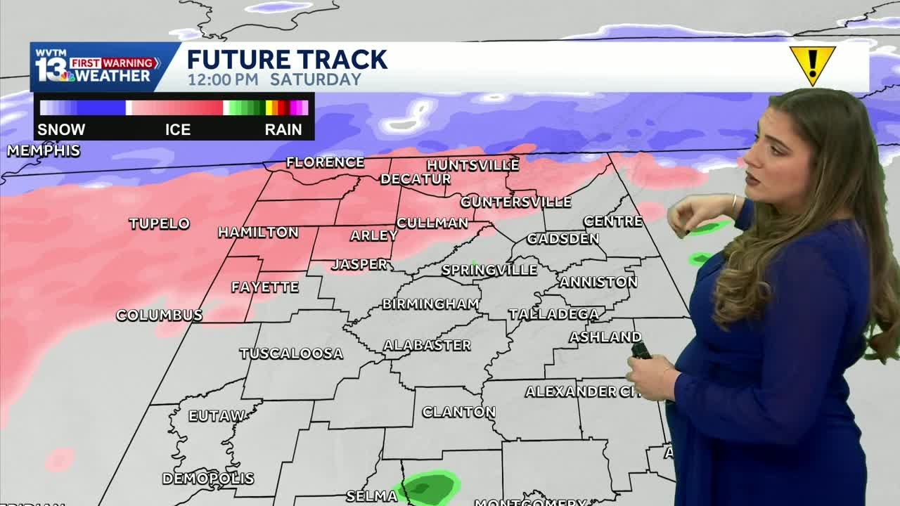 Winter Storm: Tracking heavy rain & severe storm threat in Alabama with ...