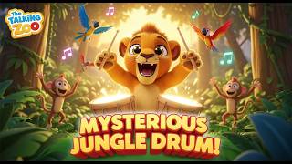 Leo the Lion and the Secret Jungle Drum! 🦁 | Magical Animal Cartoon Story | The Talking Zoo