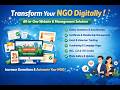 NGO Software &amp; Website Demo 2026 | Online Donation, Membership &amp; Certificate Management | Codexxa