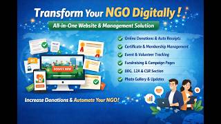 NGO Software & Website Demo 2026 | Online Donation, Membership & Certificate Management | Codexxa