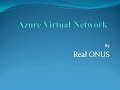11.Azure Virtual Network Tutorial | Azure Virtual Network Explained | #Real Onus #microsoft #azure