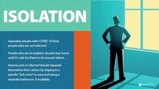 Better. Together. | COVID-19 Public Health Education Campaign | Quarantine vs. Isolation