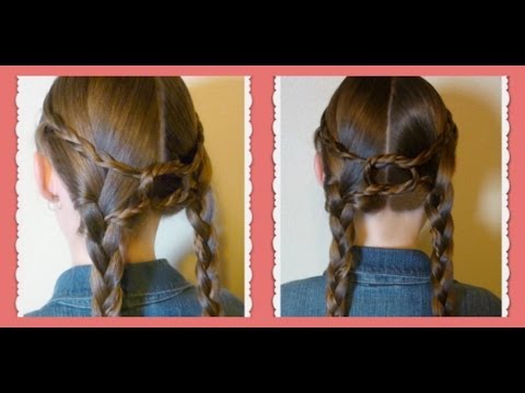 Equestrian Braids (Double Braid Knotted Hairstyle) - YouTube