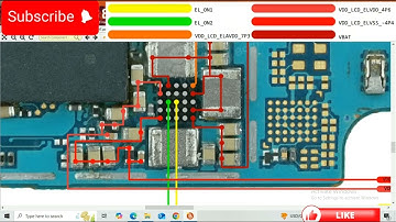 Samsung A30 (A305) lcd light diagram | samsung a30 backlight ways and circuits borneo
