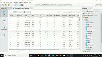 Filters in RapidMiner.