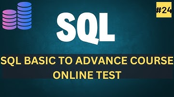 SQL BASIC TO ADVANCE COURSE TEST#SQLCourse #LearnSQL #DataAnalysis #SQLTables #SQLBasics